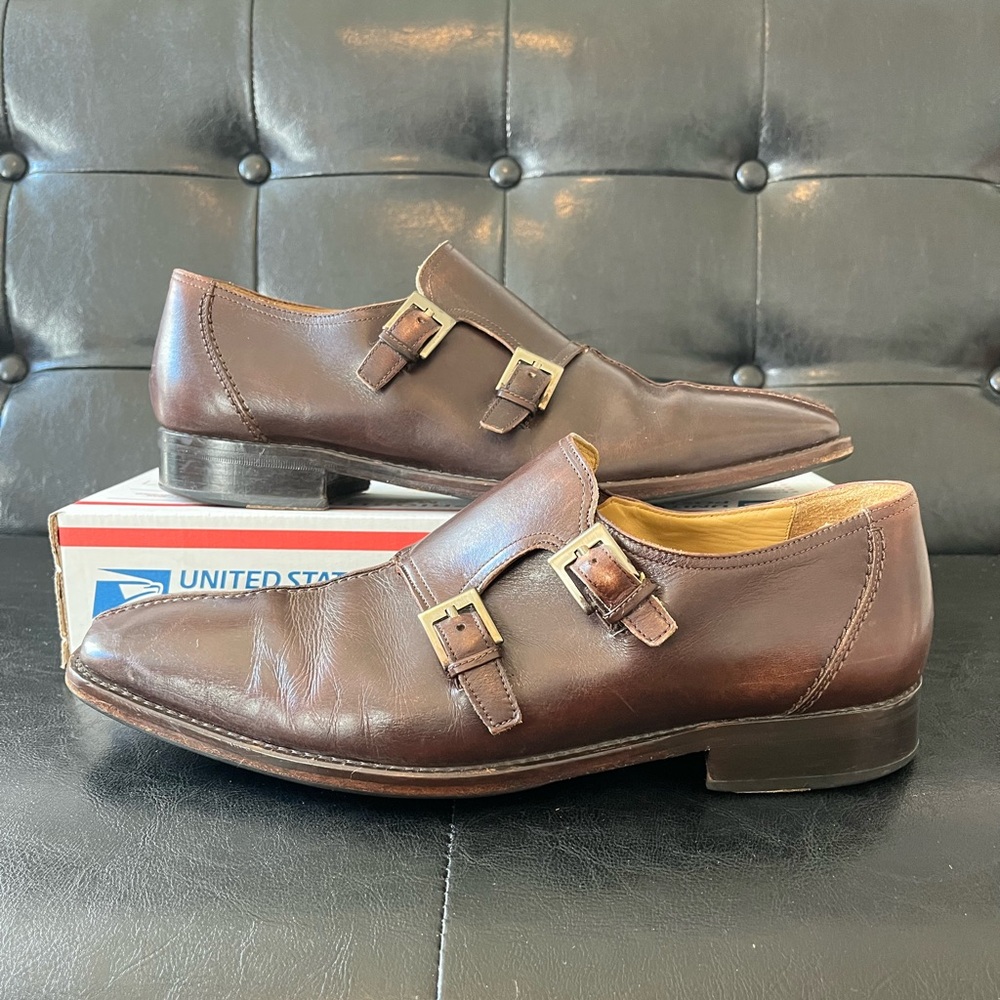 Mezlan Quattro Double‎ Monk Strap